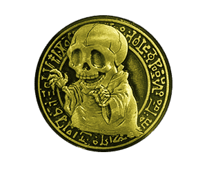collectibles: Servitore del Teschio - Moneta d'Oro