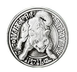 collectibles: Ryko, Cacciatore Fedele della Luce - Moneta d'Argento