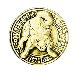 collectibles: Ryko, Cacciatore Fedele della Luce - Moneta d'Oro