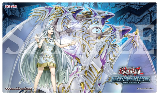 playmat-yugioh: Playmat Yu-Gi-Oh! Structure Deck: Blue-Eyes White Destiny