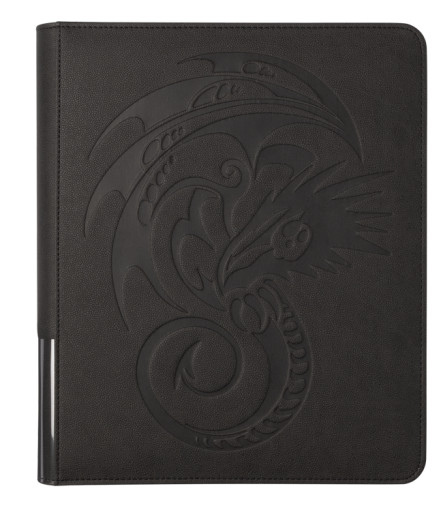 album-e-raccoglitori-ad-anelli: Dragon Shield Album ad Anelli 9 Tasche con chiusura a Zip Zipster Regular Iron Grey