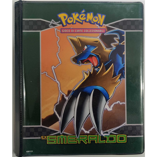 album-e-raccoglitori-ad-anelli: Pokémon Manectric ex Smeraldo Album 4 Tasche