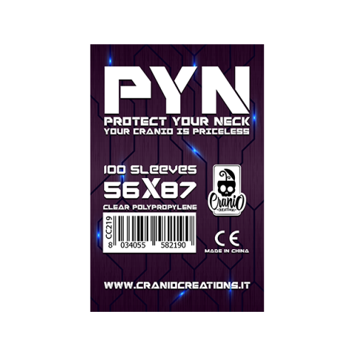  - 100 Bustine Protettive PYN - 56x87mm English