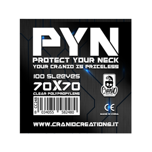 bustine-per-boardgames: 100 Bustine Protettive PYN - 70x70mm