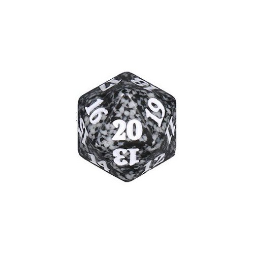 dadi-mtg: Dice D20 - Game Night 2019 - Black