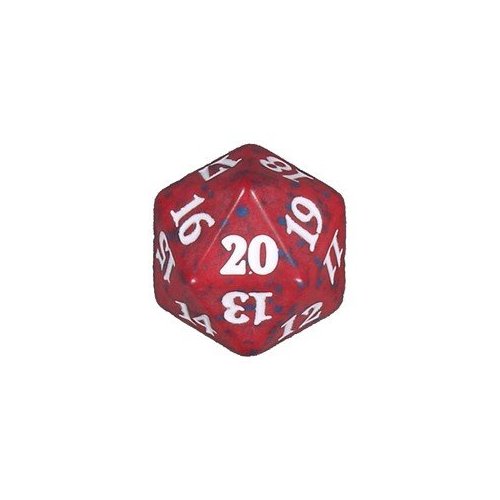 dadi-mtg: Dice D20 - Game Night 2019 - Red