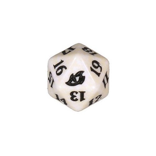 dadi-mtg: Dado D20 Ikoria: Terra dei Behemoths - Bianco