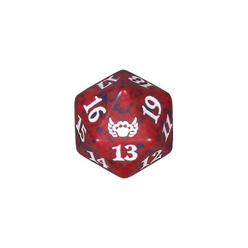 dadi-mtg: Dado D20 Strade di Nuova Capenna - Rosso