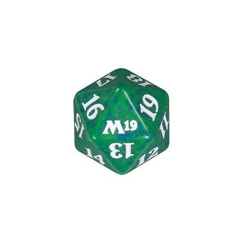 dadi-mtg: Dado D20 Core 2019 - Verde