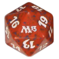 Dado D20 Magic 2013 - Rosso