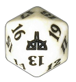 Dado D20 Rivali di Ixalan - Bianco