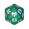 Dado D20 Kaldheim - Verde