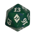 Dado D20 Battaglia per Zendikar Verde