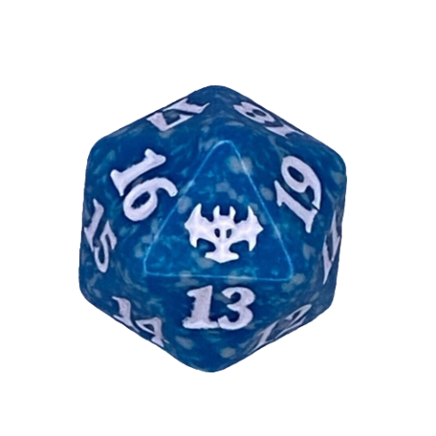 dadi-mtg: Dado D20 Innistrad: Promessa Cremisi - Blu