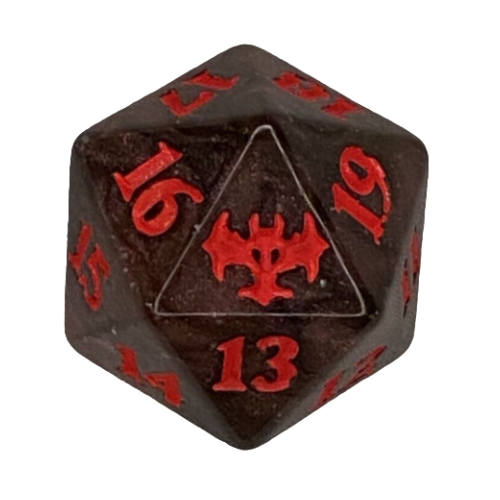 dadi-mtg: Dado D20 Bundle - Innistrad: Promessa Cremisi