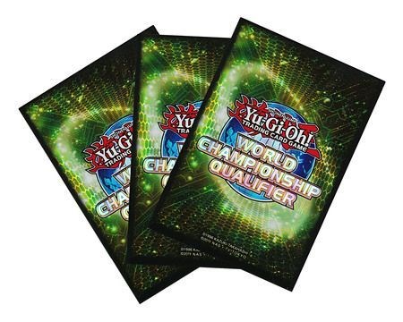 buste-protettive-di-yugioh: 80 Bustine Small - World Championship Qualifier 2013 - Verde
