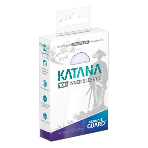buste-protettive-per-collezionismo: Ultimate Guard 100 Bustine Perfect Fit Japanese Katana