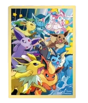 buste-protettive-di-pokmon: Pokémon Center Bustine Protettive Eevee Evolution (Giallo)