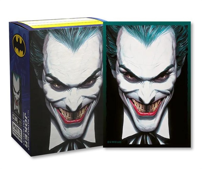 buste-protettive-da-gioco: Dragon Shield 100 Bustine Art Dual Ruvide Joker