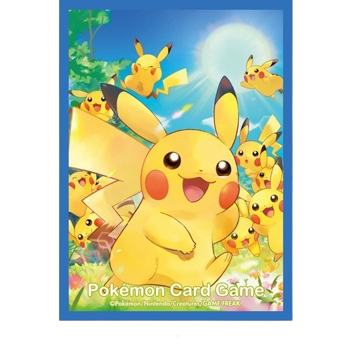 buste-protettive-di-pokmon: Pokémon Center Bustine Protettive Large Gathering Pikachu