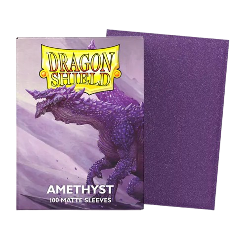buste-protettive-da-gioco: Dragon Shield 100 Bustine Ruvide Amethyst
