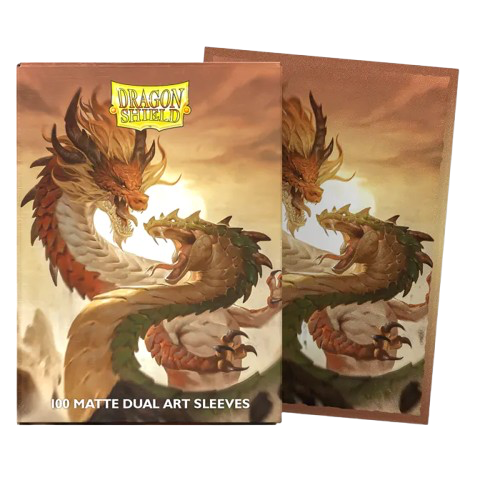 buste-protettive-da-gioco: Dragon Shield 100 Bustine Art Dual Ruvide Wood Snake 2025