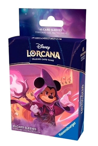 buste-protettive-per-lorcana: Lorcana Bustine Protettive Matte Il Regno di Jafar Mickey Mouse Wayward Sorcerer