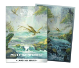 Dragon Shield 100 Sleeves Matte Dual Landfall Series: Misty Rainforest