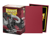 Dragon Shield 100 Bustine Non-Glare Blood Red