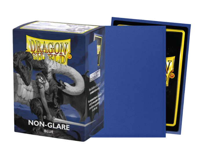 buste-protettive-da-gioco: Dragon Shield 100 Bustine Non-Glare Blu