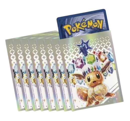 buste-protettive-di-pokmon: Pokémon Bustine Protettive Evoluzioni Prismatiche Stellar Tera Eevee