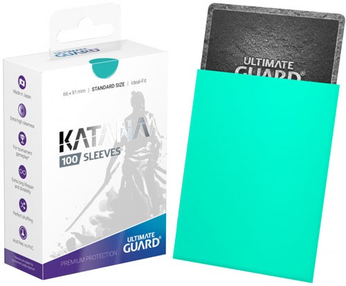 buste-protettive-da-gioco: Ultimate Guard 100 Bustine Katana Turquoise