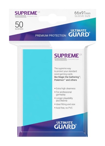 buste-protettive-da-gioco: Ultimate Guard 50 Bustine Aquamarine