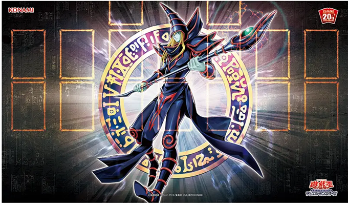 playmat-yugioh: Tappetino - Yu-Gi-Oh! - 20° anniversario - Mago Nero - Giapponese