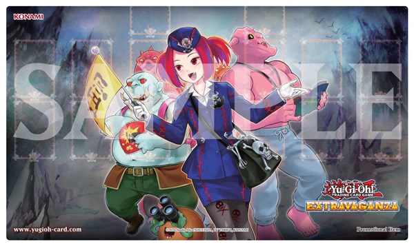 playmat-yugioh: Tappetino Yu-Gi-Oh! Extravaganza 2021 Guida Tour del Mondo Sotterraneo