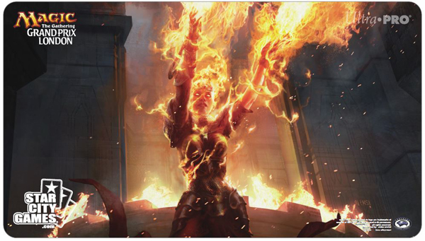 playmat-magic-the-gathering: Tappetino - Grand Prix Londra 2015 - Fiammata Devastante