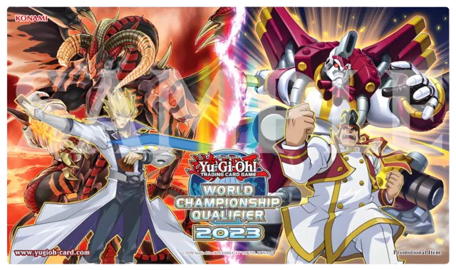 playmat-yugioh: Tappetino - Yu-Gi-Oh! - 2023 WCQ - Jack & Gong