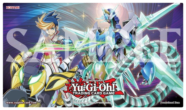 playmat-yugioh: Tappetino Yu-Gi-Oh! 2022 Nationals Win-A-Mat Yugo & Clear Wing Synchro Dragon