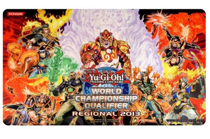 playmat-yugioh: Tappetino - Yu-Gi-Oh! - Regional 2013 WCQ - Pugno di Fuoco