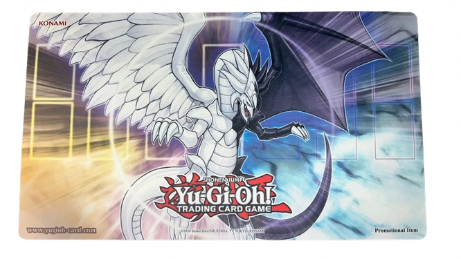 playmat-yugioh: Tappetino - Yu-Gi-Oh! - Time Wizard Format - Drago di Luce e Oscurità