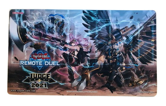 playmat-yugioh: Tappetino Yu-Gi-Oh! Judge 2021 Remote Duel Tri Brigade