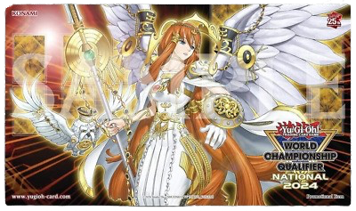 playmat-yugioh: Playmat - Yu-Gi-Oh! - 2024 WCQ - Minerva, the Athenian Lightsworn