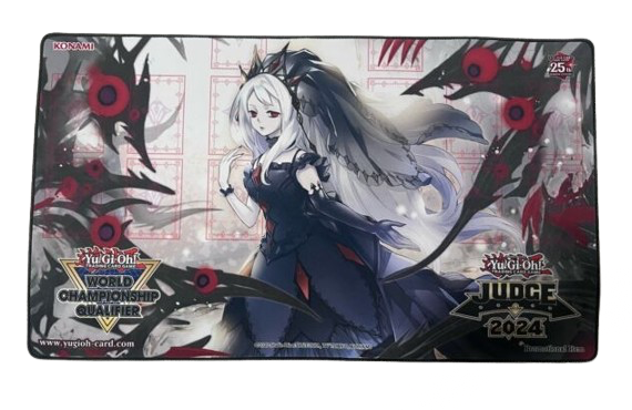 playmat-yugioh: Tappetino Yu-Gi-Oh! Judge 2024 Guida Quem, la Virtuosa - Esclusiva WCQ 2024