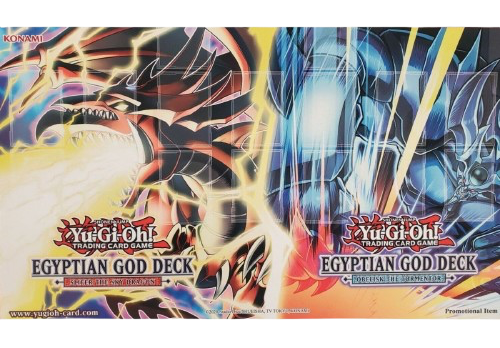 playmat-yugioh: Tappetino Yu-Gi-Oh! Egyptian God Deck Release Celebration