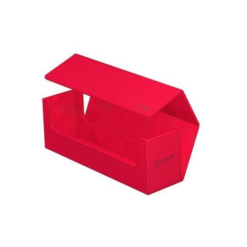 deckbox: Deck Box - Arkhive 400+ XenoSkin Monocolor Red - Ultimate Guard