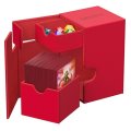 Ultimate Guard Porta Mazzo Flip'n'Tray 100+ Xenoskin Rosso