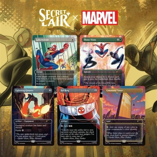 prodotti-magic-mazzi-da-evento: Secret Lair x Marvel's Spider-Man Superdrop: Heroic Deeds