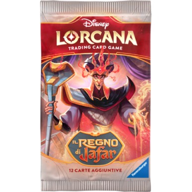 buste-singole-: Lorcana - Il Regno di Jafar Booster Pack da 12 Carte