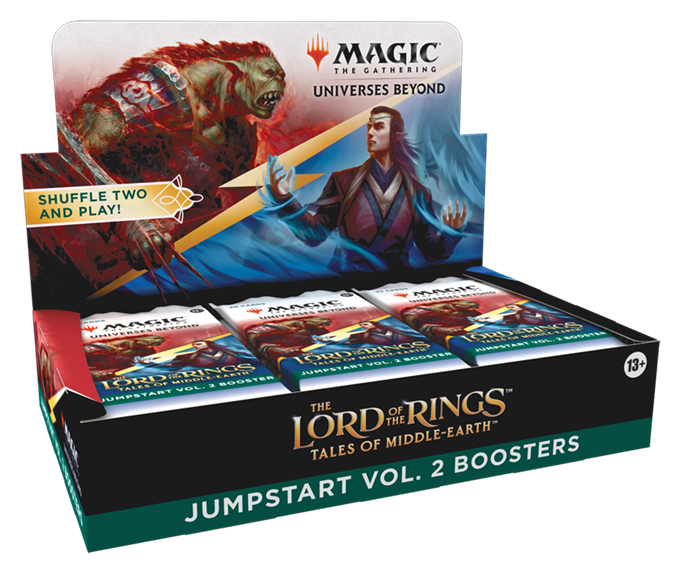 Magic The Gathering: Box The Lord of the Rings: Tales of Middle-earth  Jumpstart Booster Box Vol. 2