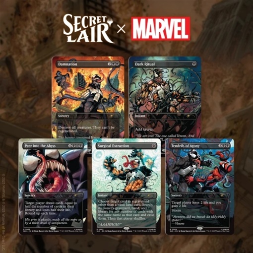 prodotti-magic-mazzi-da-evento: Secret Lair x Marvel's Spider-Man Superdrop: Venom Unleashed (Colors)